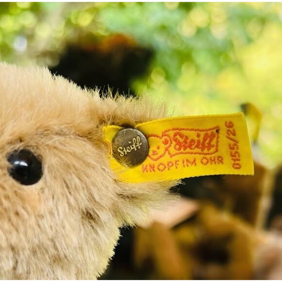 Steiff Replica 1904 Margaret Woodbury Strong Mohair Teddy Bear 9" 155/26 1984 - Picture 4 of 6